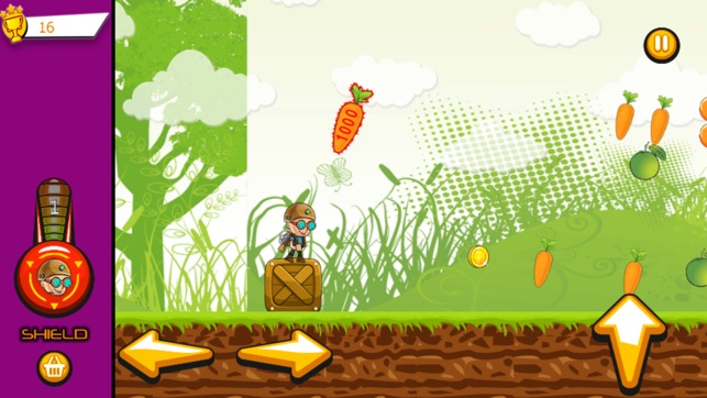 Run  jump collect stars for fruit  orange carrots.(圖3)-速報App