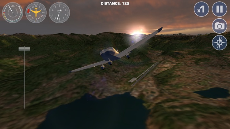 Airplane Fly the Swiss Alps Flight Simulator screenshot-3