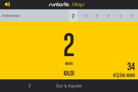 Runtastic Sit-Ups Trainer PRO screenshot 2