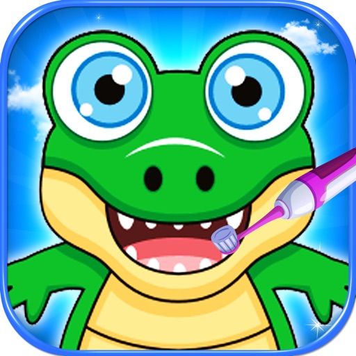 Candy Crazy Alligator Dentist - Free Sweet Kids Game icon