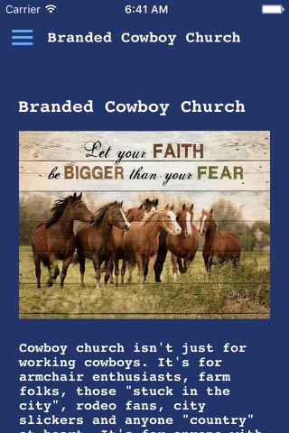 Branded Cowboy Church screenshot 3