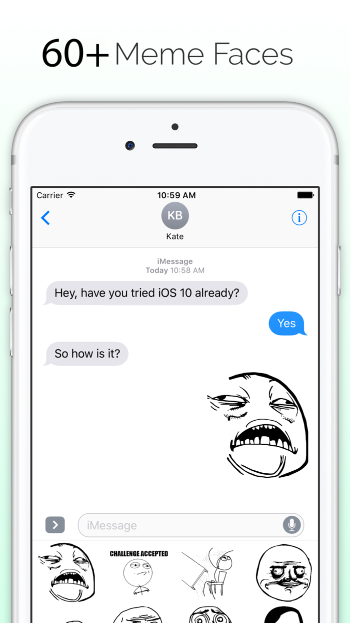 Meme Faces - Memes for iMessage