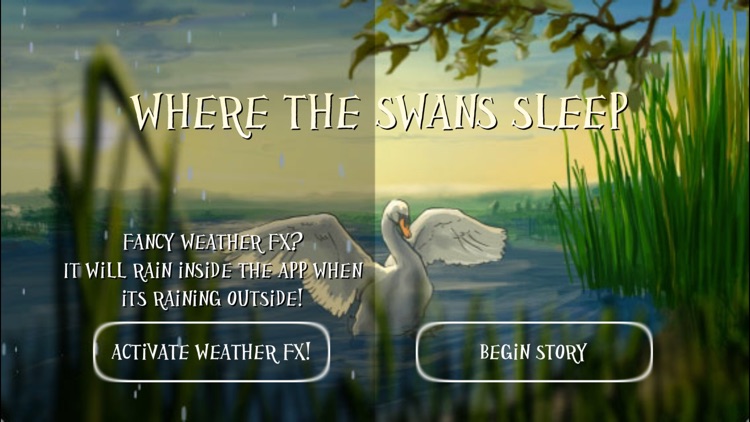 Where Do Swans Sleep? picture story book app for kids