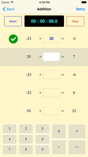 Negative Number Addition(圖2)-速報App