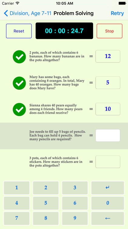 Basic Division Quiz