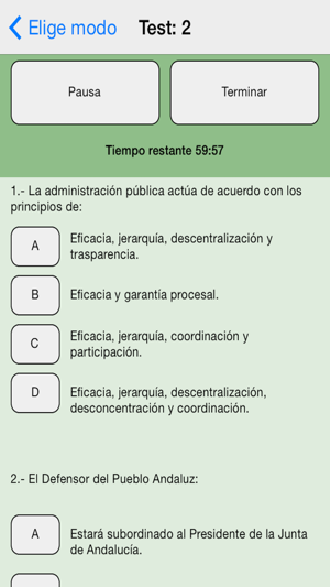 Estatuto Andalucía Preguntas(圖3)-速報App