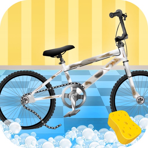 Amazing Cycle Repair - Cleaning & Washing Kid Game icon