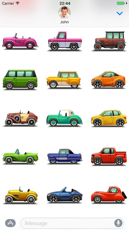 Cars - Stickers for iMessage