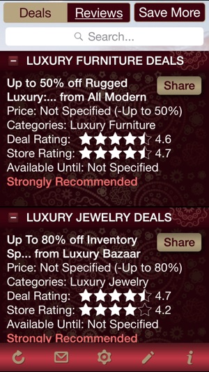 Luxury Deals & Luxury Store Reviews(圖2)-速報App