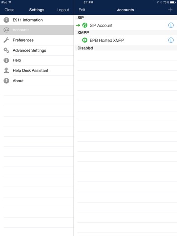 EPB Hosted UC iPad Edition screenshot 3
