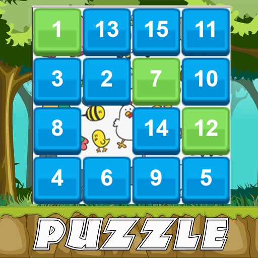 Adorable Animals Puzzle Game Easy Math Problems Icon