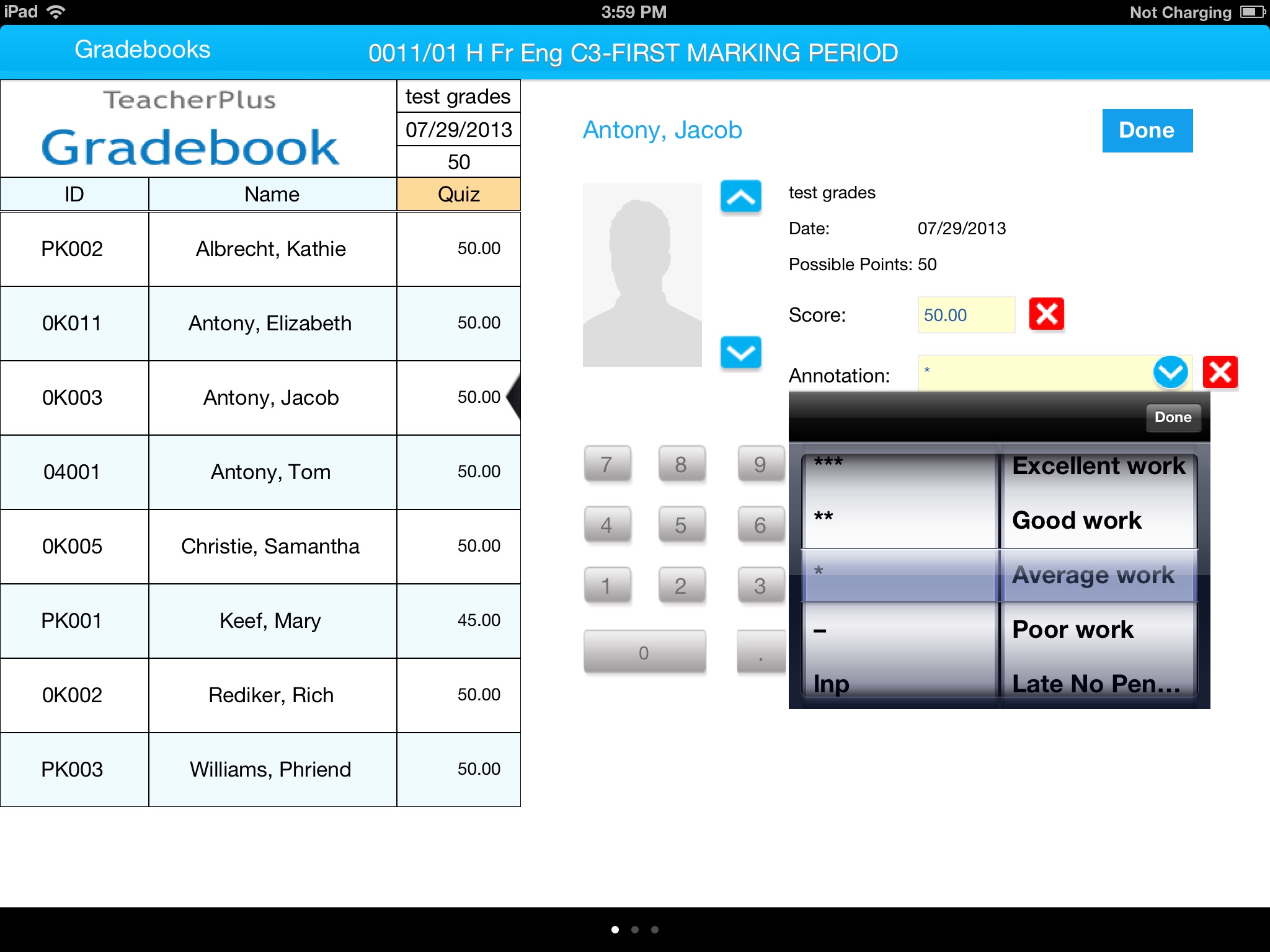 TeacherPlus by Rediker screenshot 4