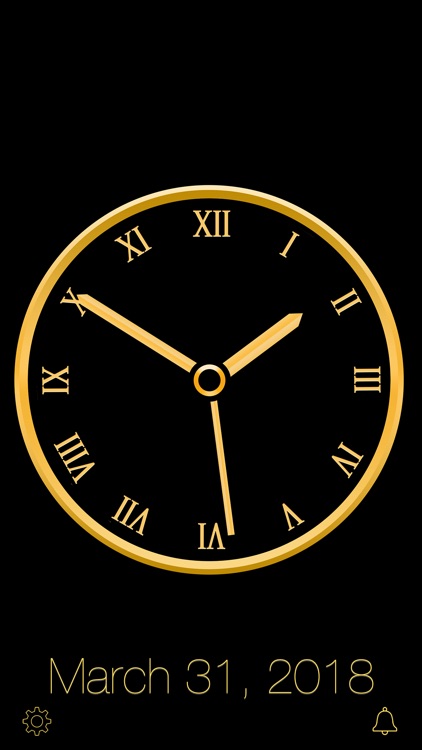 Gold Luxury Clock screenshot-6