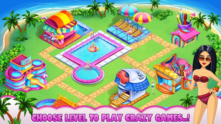 Amazing Princess Pool Party : Girls Crazy Party