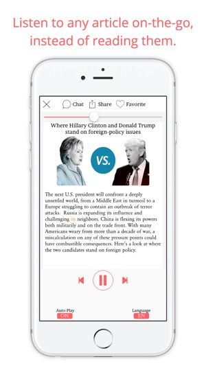 RedLoud: Listen to any news, instead of reading it(圖1)-速報App