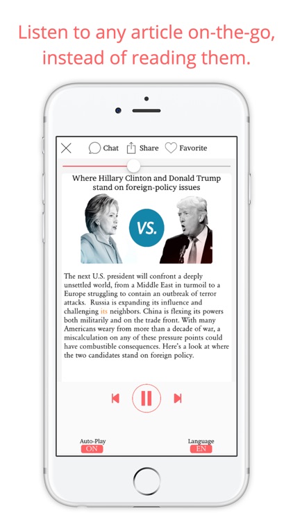 RedLoud: Listen to any news, instead of reading it