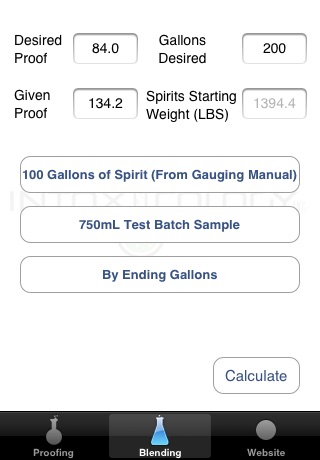 Spirits Gauging Calculator screenshot 3