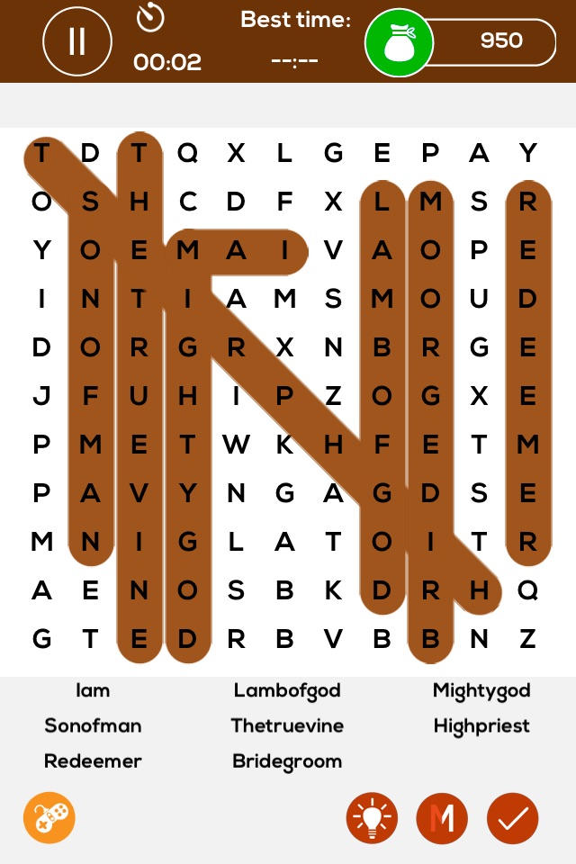 Giant Bible Word Search Puzzle Pro - Mega word search puzzles screenshot 4