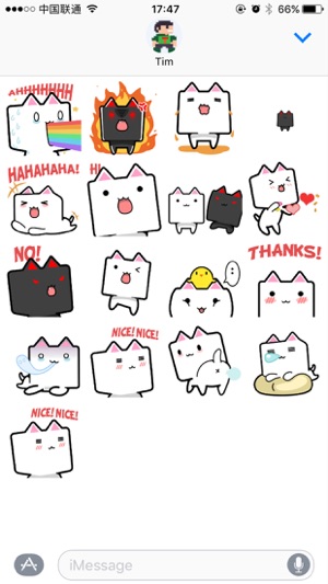 CubeCat Sticker Pack(圖1)-速報App