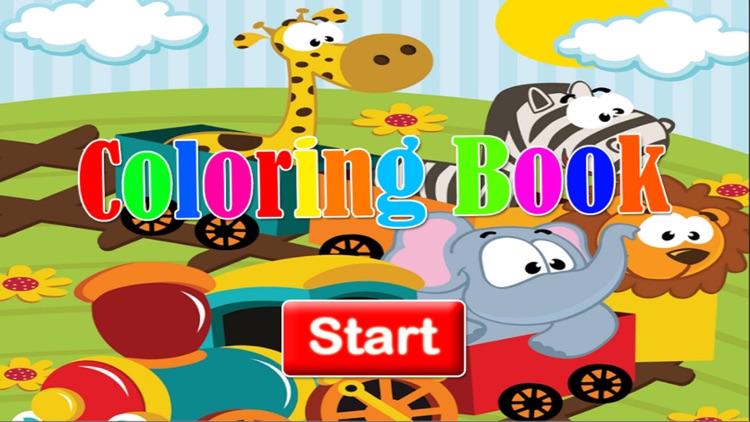 Cartoon Coloring Learning Book for kids