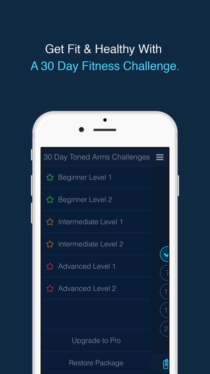 30 Day Toned Arm Challenge Free ~ Arm workout screenshot-0