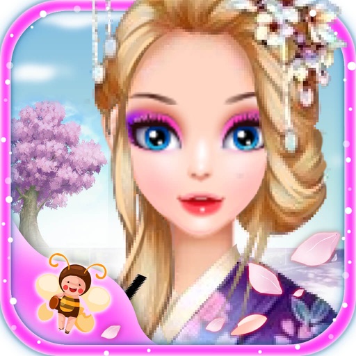 Cherry Kimono-Beauty Plus