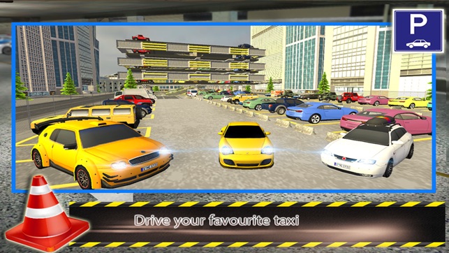 City Mall Taxi Parking 3d : free simulation game(圖4)-速報App