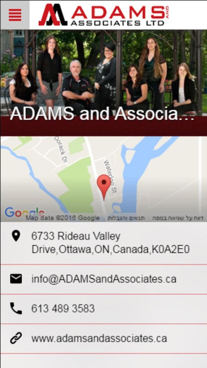 ADAMS and ASSOC App