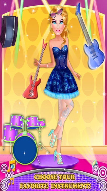 Pop Star Girls - Rock Band girls game for kids screenshot-3