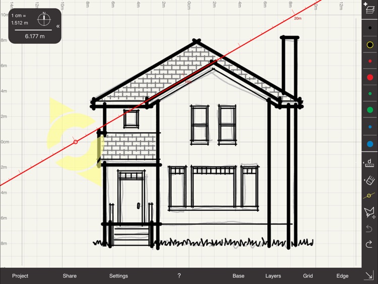 Arrette Scale – Sketch and draft architecture