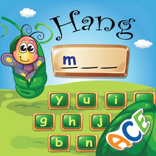 Spelling Bug Hangman v2 Kids word game to learn English spelling iOS App