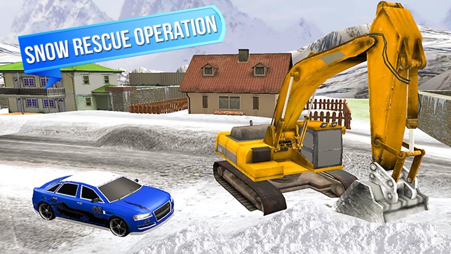 Snow Rescue Excavator 3D - City Crane Driver(圖4)-速報App