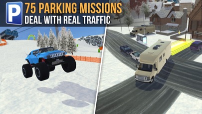 Ski Resort Parking Sim Ice Road Snow Plow Trucker Screenshot 4