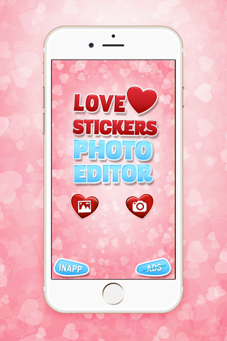 Love Stickers Photo Editor – Add Beautiful Effects And Edit Pictures With Romantic Free App For Girls screenshot 4