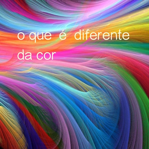 o que é diferente da cor