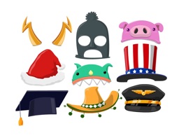 Add ALL sorts of funny headgear to your friends images and selfies
