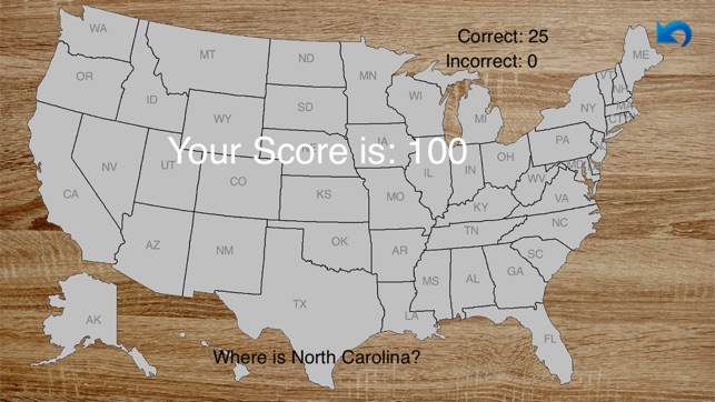 USA Map Master Lite - Audio Learning, puzzle game and test(圖3)-速報App