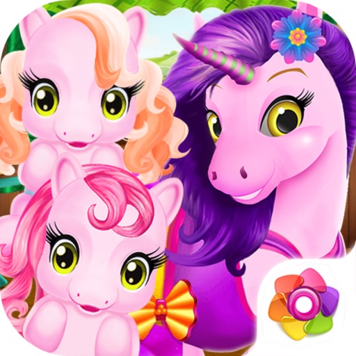 Pony Care-Take Care of Mommy Pony and Her Cute Bab icon