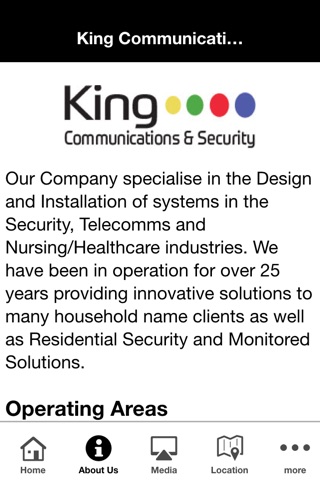 King Communications & Security App screenshot 2
