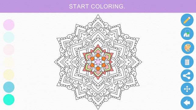 Zen: coloring book for adults(圖4)-速報App