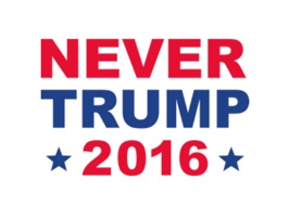 Grab the Trump political movement by the Donald and stop it in its tracks with Never Donald Trump for President Stickers