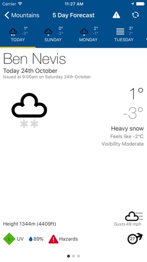 Mountain Weather UK(圖2)-速報App