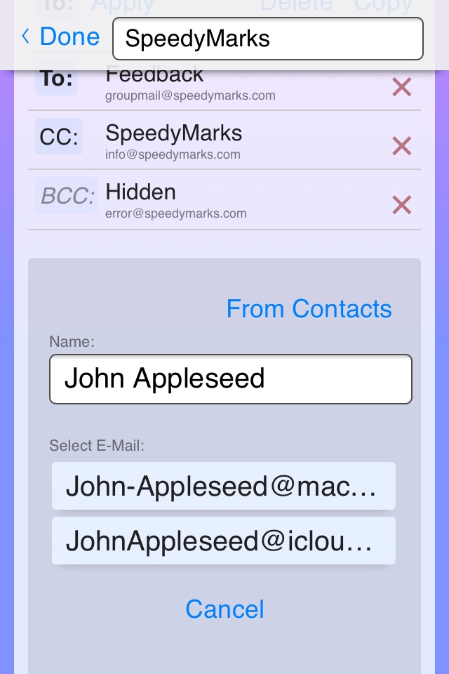 Group Mail App screenshot 4