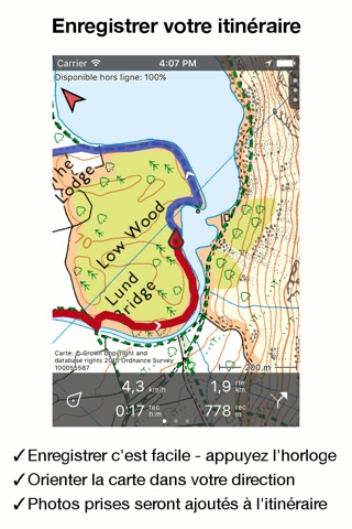 Topo GPS Great Britain screenshot 4