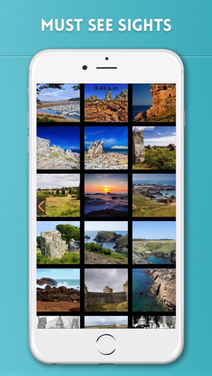 Brittany Travel Guide with Offline City Street Map screenshot-3