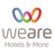 Download the free Weare Hotels & More app now