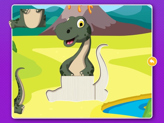 Игра Динозавры: Игры пазлы для детей, малышей бесплатно