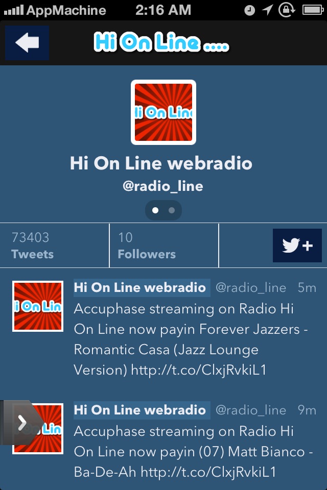 Hi On Line Radio screenshot 3