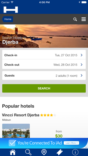 Djerba對於今晚與地圖和旅行遊覽比較和預訂酒店(圖1)-速報App