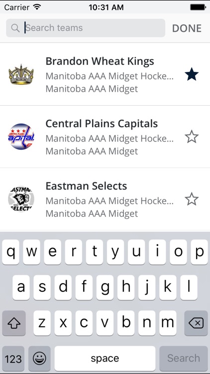 Manitoba AAA Midget Hockey